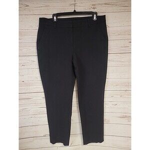 Chino's Women's Size 2.5 (14R) Black Stretch Pants‎ Ankle Cropped Cotton Blend